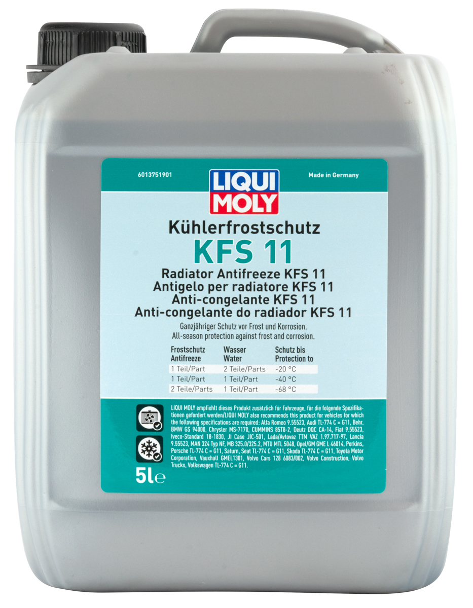  21150 LiquiMoly Антифриз-концентрат Kuhlerfrostschutz KFS 11 (G11) 5л 