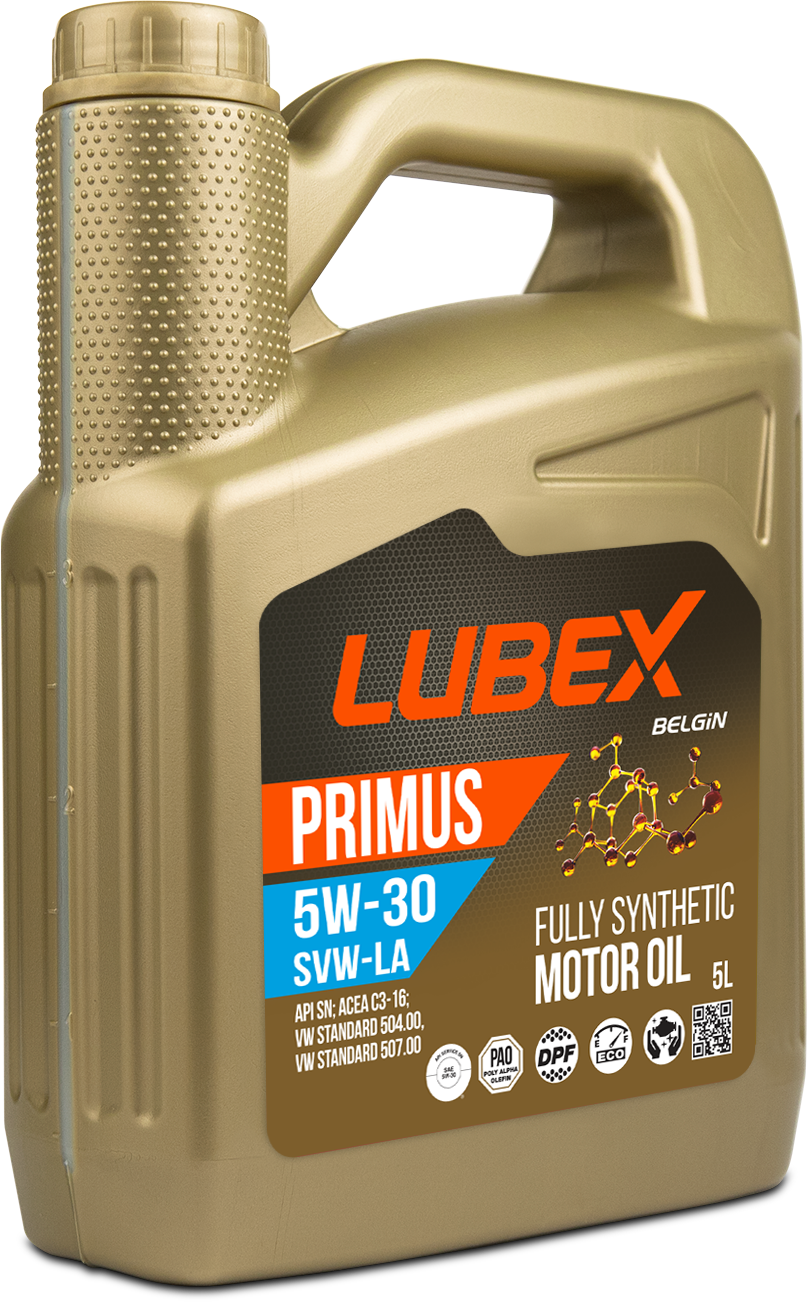  L034-1549-0405 LUBEX Синтетическое моторное масло PRIMUS SVW-LA 5W-30 SN C3 (5л) 