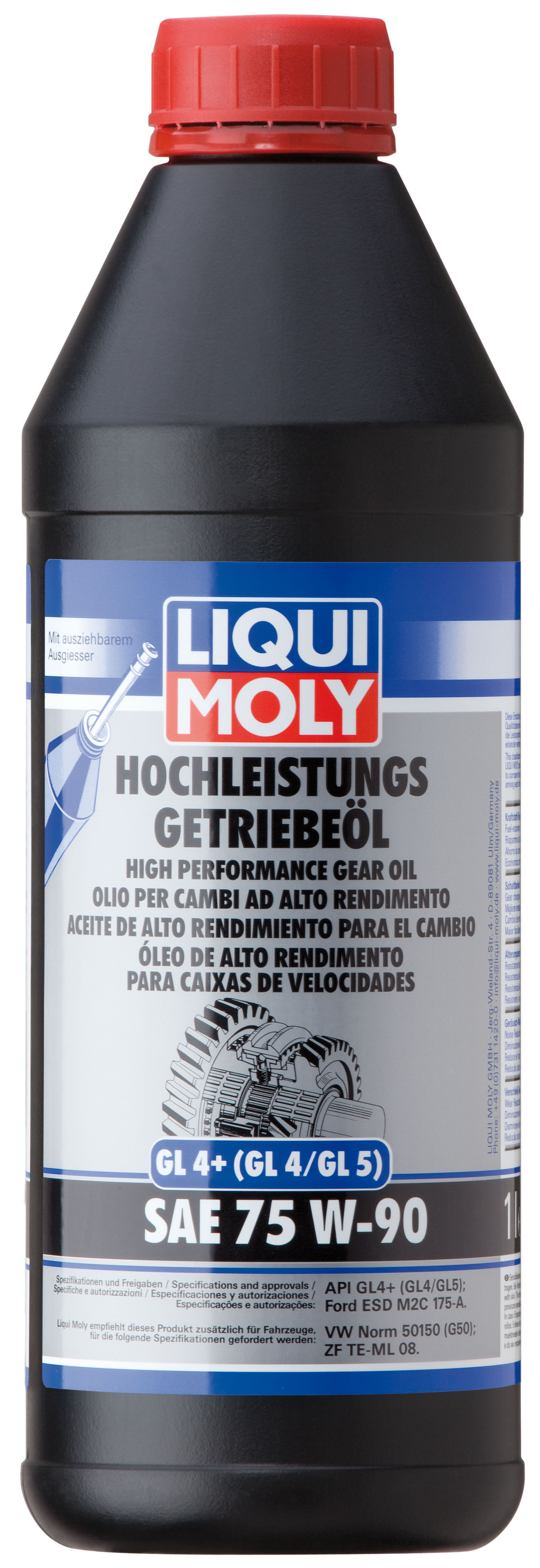 Купить 4434 LiquiMoly Синтетическое трансмиссионное масло Hochleistungs ...