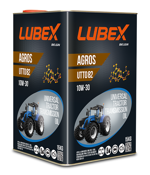 L020-0860-0020 LUBEX Минеральное трансмиссионное масло AGROS UTTO 82 10W-30 GL-4 (20л)