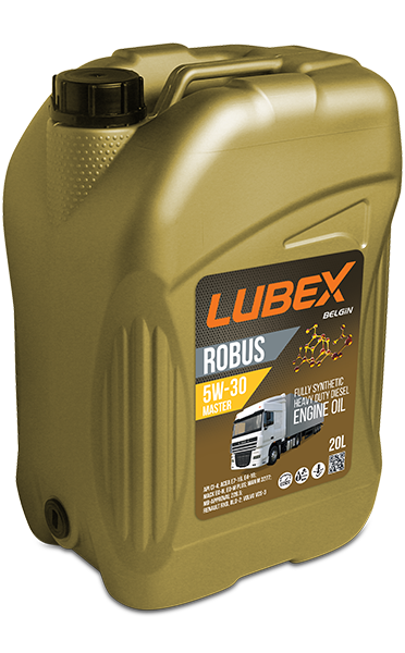 L019-0768-0020 LUBEX Синтетическое моторное масло ROBUS MASTER 5W-30 CI-4 E4/E7 (20л)
