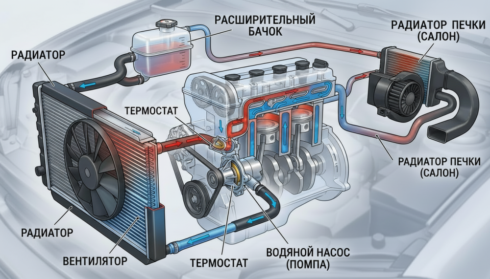 Как почистить охлаждающую систему машины своими руками Как почистить охлаждающую систему машины своими руками
