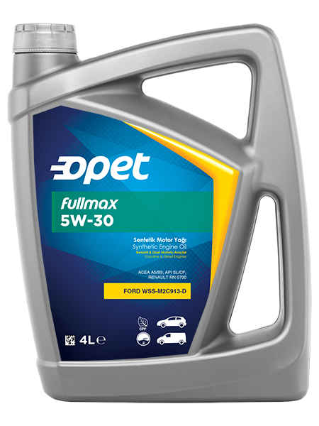 601214875 OPET Синтетическое моторное масло Fullmax 5W-30 SL A1/B1/A5/B5 (4л)