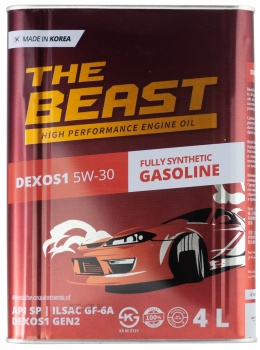 E0114L04U1 THE BEAST Синтетическое моторное масло DEXOS 1 5W-30 (4л)