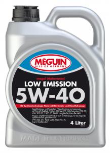 6675 Meguin НС-синтетическое моторное масло Megol Motorenoel Low Emission 5W-40 (4л)