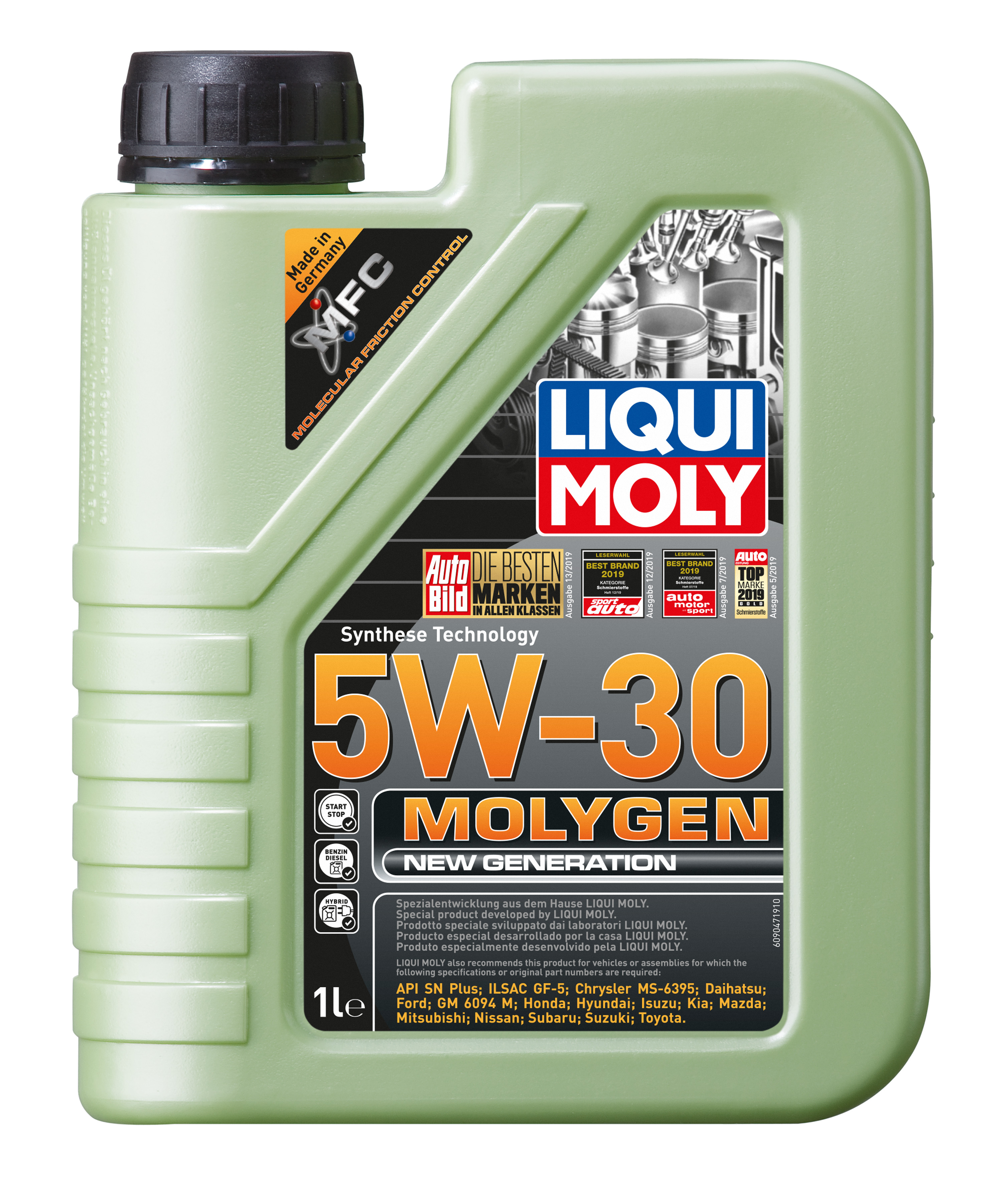 9041 LiquiMoly НС-синтетическое моторное масло Molygen New Generation .