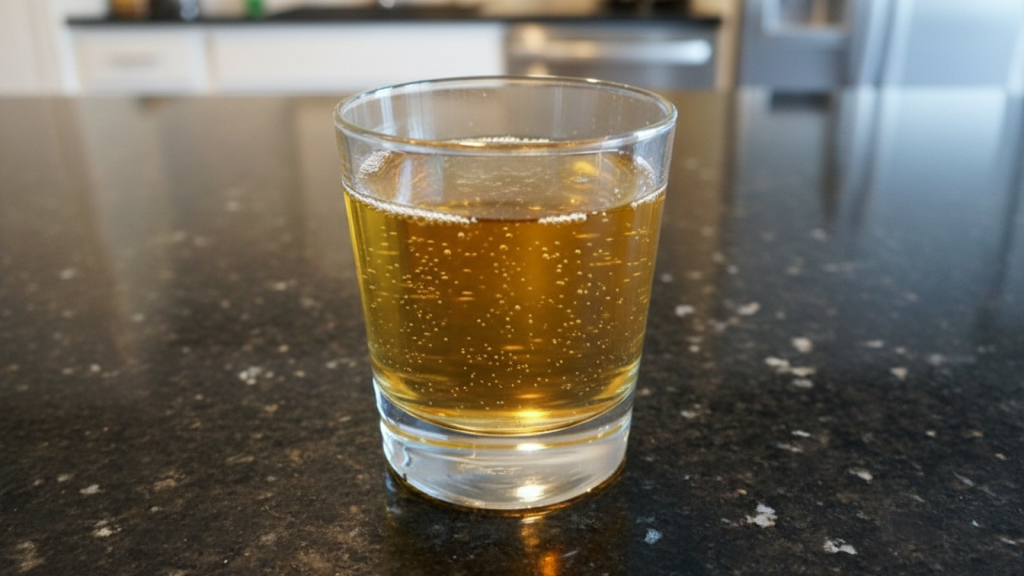 стакан с маслом