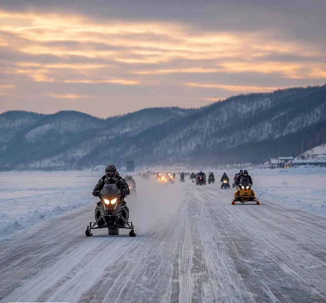 мотоциклисты