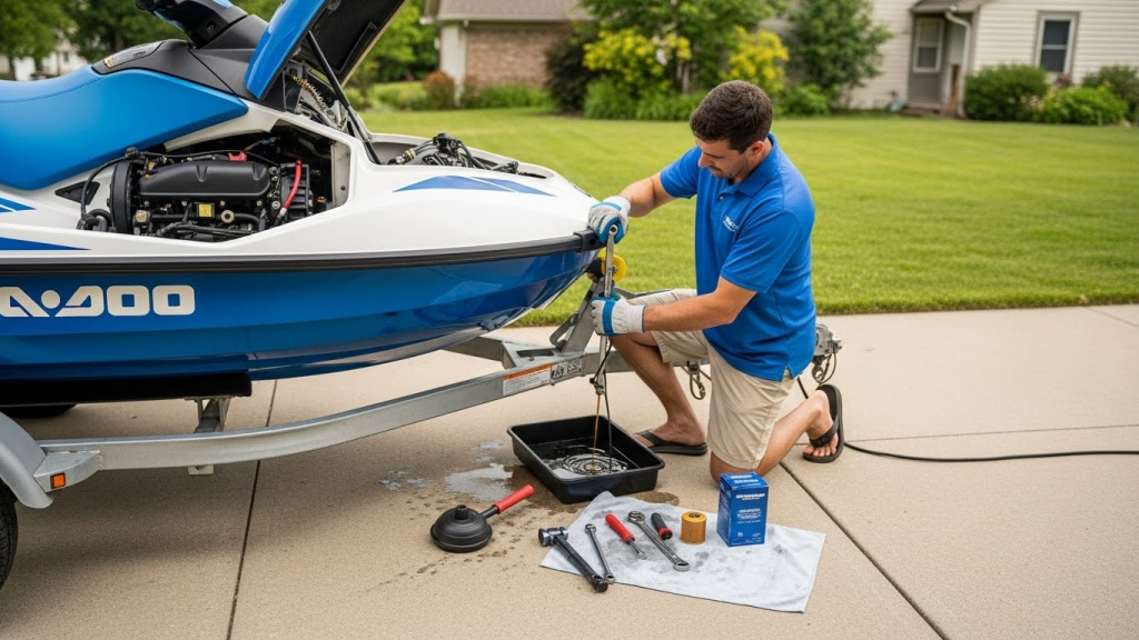 смена моторного масла