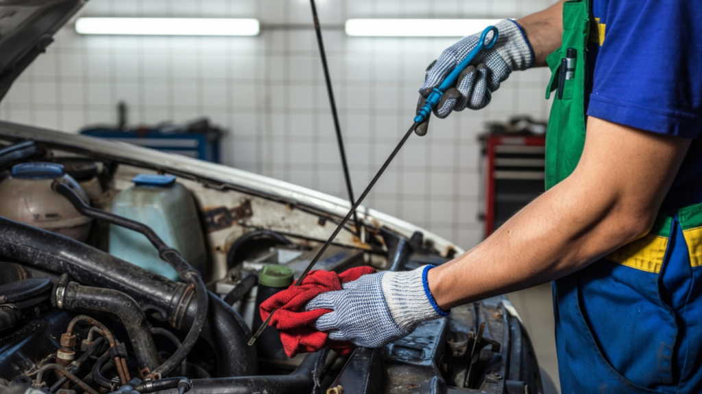 проверка масла