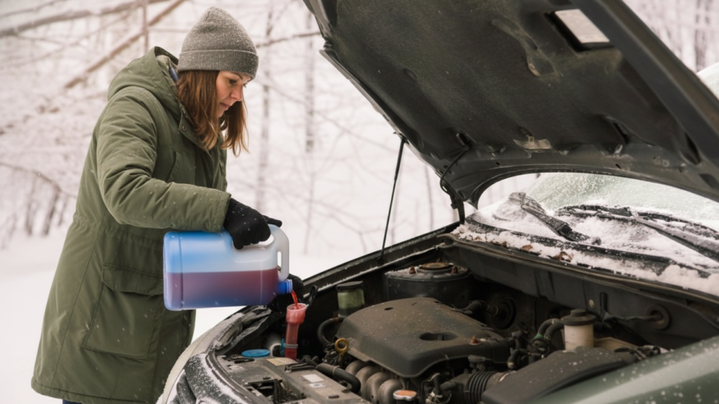 замена антифриза