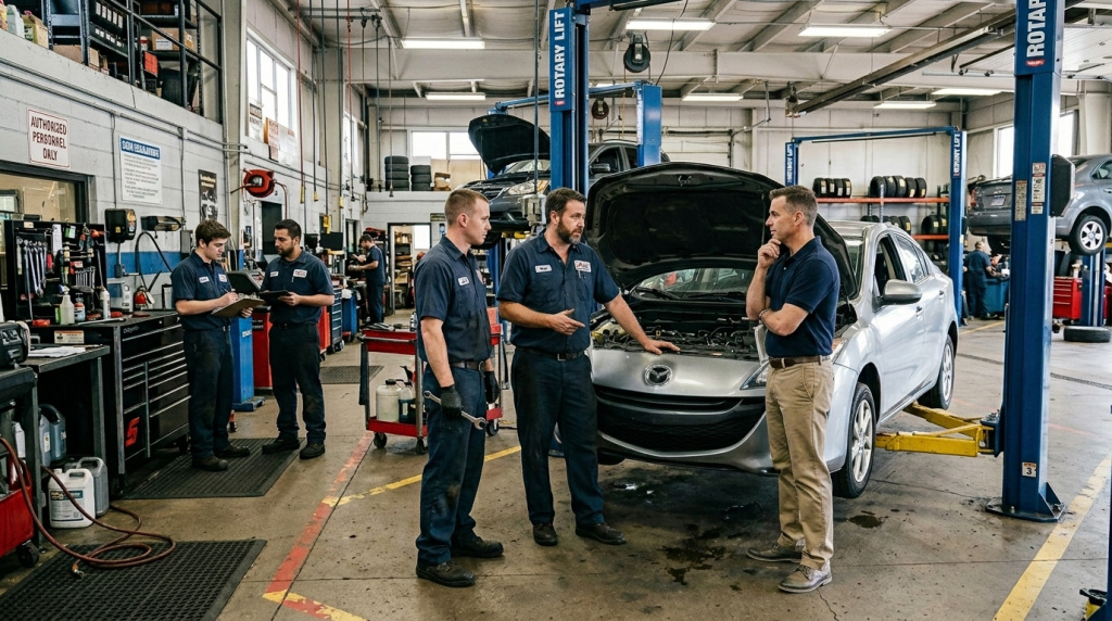 мужики в сервисе