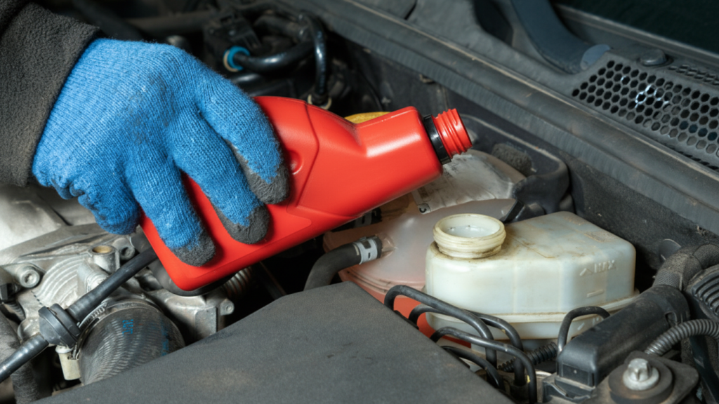 замена тормозной жидкости