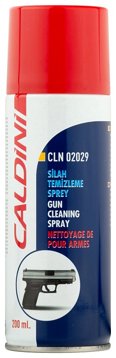 CLN02029 CALDINI Спрей очиститель для оружия Gun Cleaner Spray (0,2л)