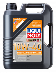 2536 LiquiMoly Полусинтетическое моторное масло Leichtlauf Performance 10W-40 5л