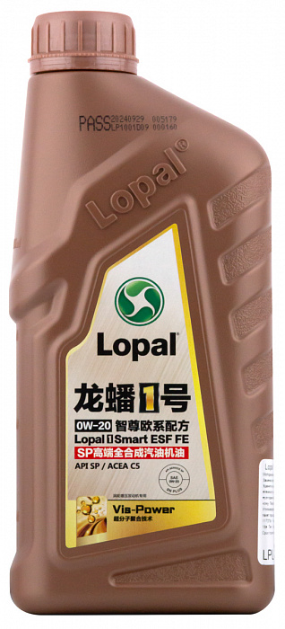 LPL30415 Lopal моторное масло 1 Smart ESF FE SP 0W-20 (1л)