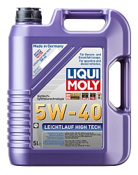 2328 LiquiMoly НС-синтетическое моторное масло Leichtlauf High Tech 5W-40 5л