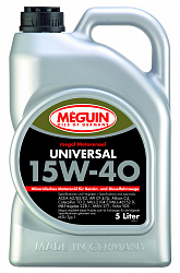 4689 Meguin Минеральное моторное масло Megol Motorenoel Universal 15W-40 (5л)