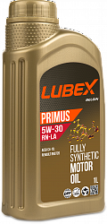 L034-1328-1201 LUBEX Синтетическое моторное масло PRIMUS RN-LA 5W-30 C4 (1л)