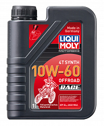 3053 LiquiMoly Синтетическое моторное масло для 4-такт.мот.Motorbike 4T Synth Offroad Race 10W-60 1л
