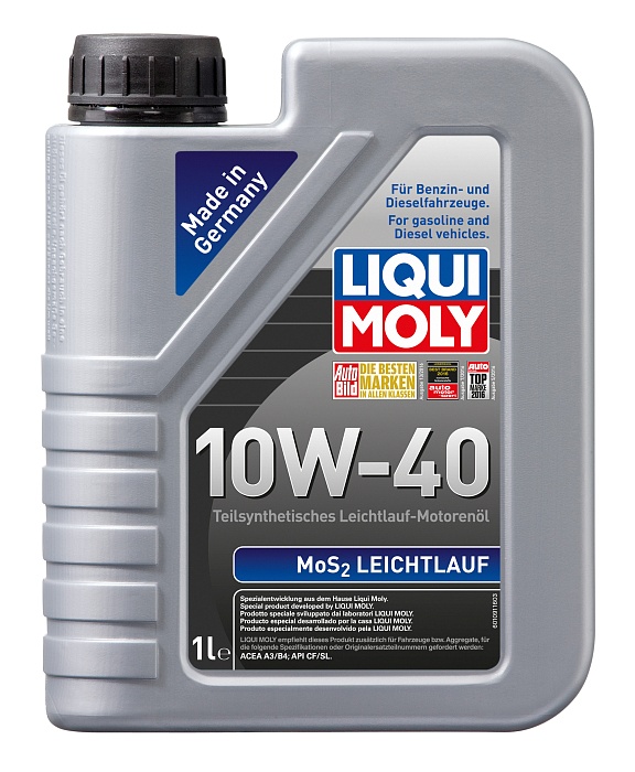 1930 LiquiMoly Полусинтетическое моторное масло MoS2 Leichtlauf 10W-40 1л