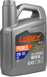 L034-1547-0404 LUBEX Синтетическое моторное масло PRIMUS EC 0W-30 (4л)