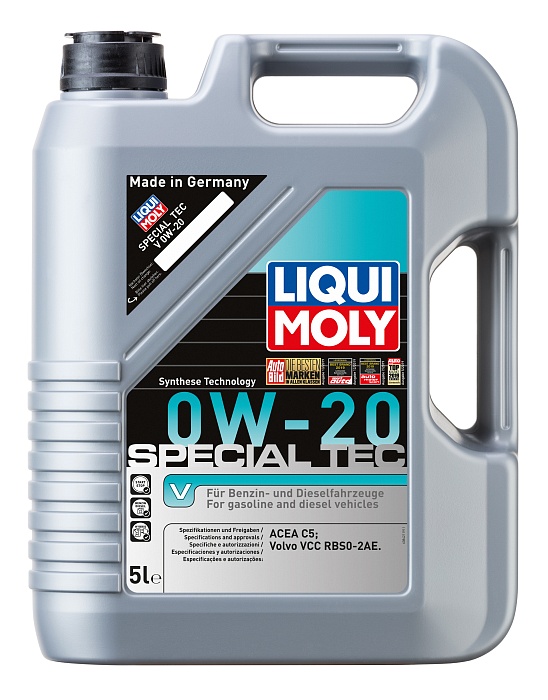 20632 LiquiMoly НС-синтетическое моторное масло Special Tec V 0W-20 5л