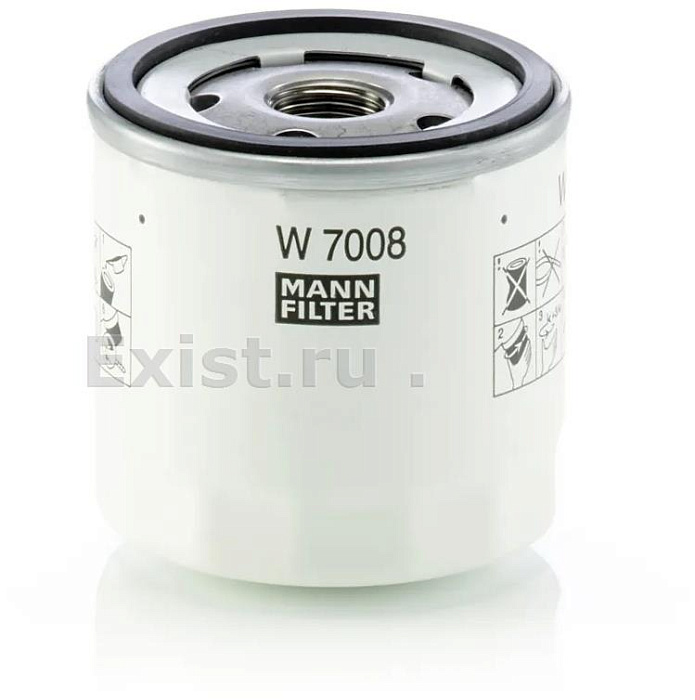 W7008 MANN Фильтр масляный W7008 MANN Фильтр масляный