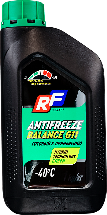 17461N RUSEFF Антифриз ANTIFREEZE Balance G11 «Зеленый» (1 кг)