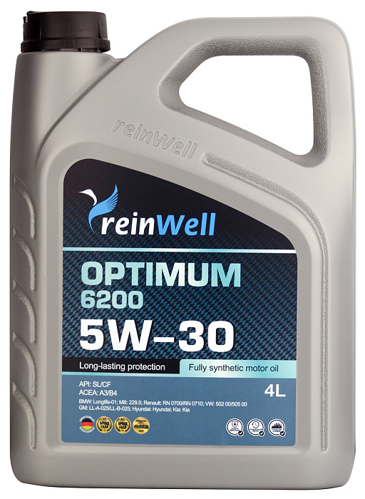 11622 ReinWell Моторное масло OPTIMUM 6200 5W-30 (4л)