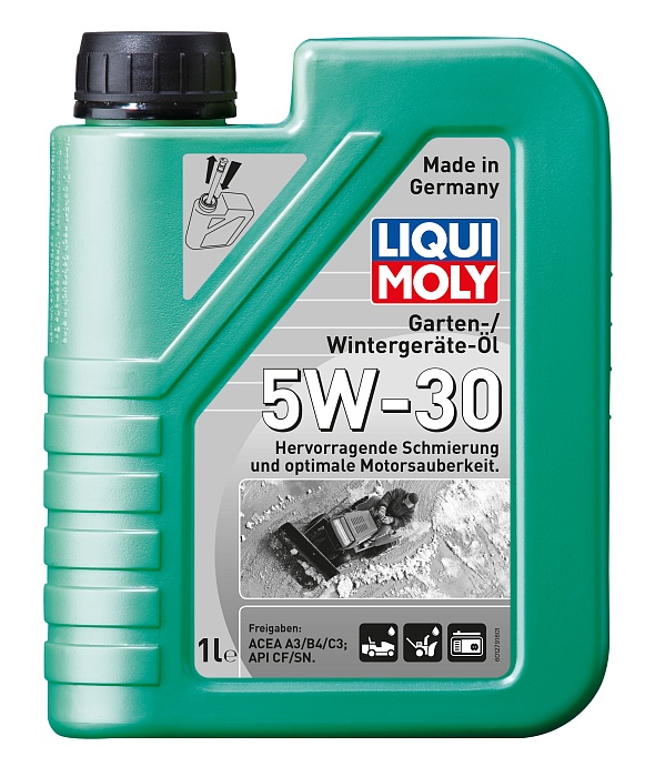 1279 LiquiMoly НС-синтетическое всесезонное мот.масло для сад.техн. Garten-Wintergerate-Oil 5W-30 1л