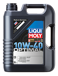 2287 LiquiMoly Полусинтетическое моторное масло Optimal 10W-40 (5л)