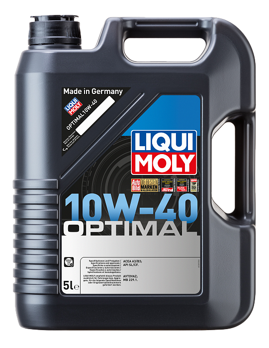 2287 LiquiMoly Полусинтетическое моторное масло Optimal 10W-40 (5л)