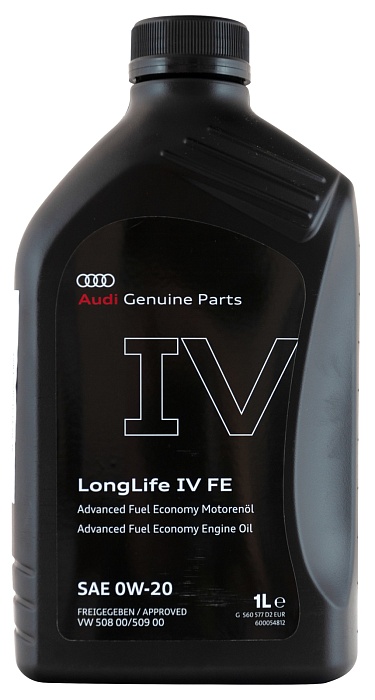 GS60577D2 VW Group Синтетическое моторное масло Audi LongLife IV FE 0W-20 (1л)