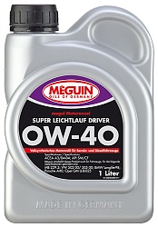 4894 Meguin Синтетическое моторное масло Megol Motorenoel Super Leichtlauf Driver 0W-40 (1л) 4894 Meguin Синтетическое моторное масло Megol Motorenoel Super Leichtlauf Driver 0W-40 (1л)