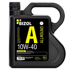83016 BIZOL НС-синтетическое моторное масло Allround 10W-40 SN A3/B4 MA2 (4л)