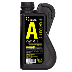 88920 BIZOL Синтетическое трансмиссионное масло Allround Gear Oil MTF 75W (1л)
