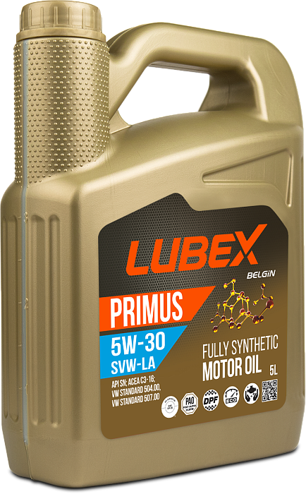 L034-1549-0405 LUBEX Синтетическое моторное масло PRIMUS SVW-LA 5W-30 SN C3 (5л)
