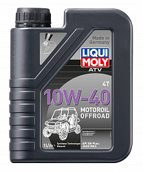 7540 LiquiMoly НС-синтетическое моторное масло для 4-такт.мотоц. ATV 4T Motoroil Offroad 10W-40 1л
