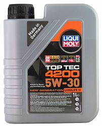 8972 LiquiMoly НС-синт. мот.масло Top Tec 4200 5W-30 New Generation SP C3 1л