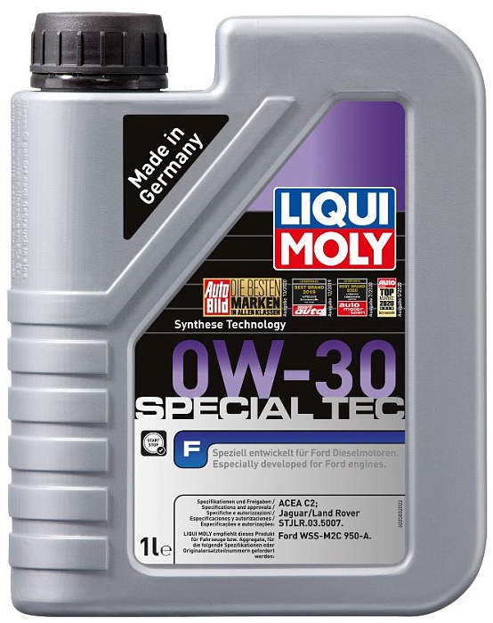 8902 LiquiMoly НС-синтетическое моторное масло Special Tec F 0W-30 1л