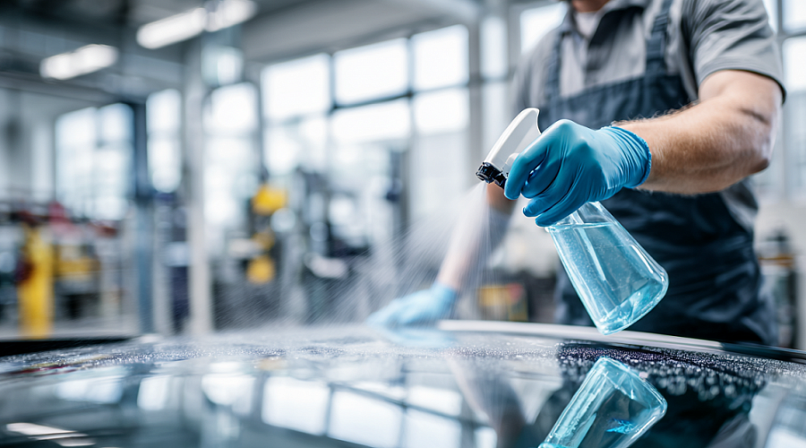 Новинка! ReinWell Очиститель стекол RW-68 (0,6л)