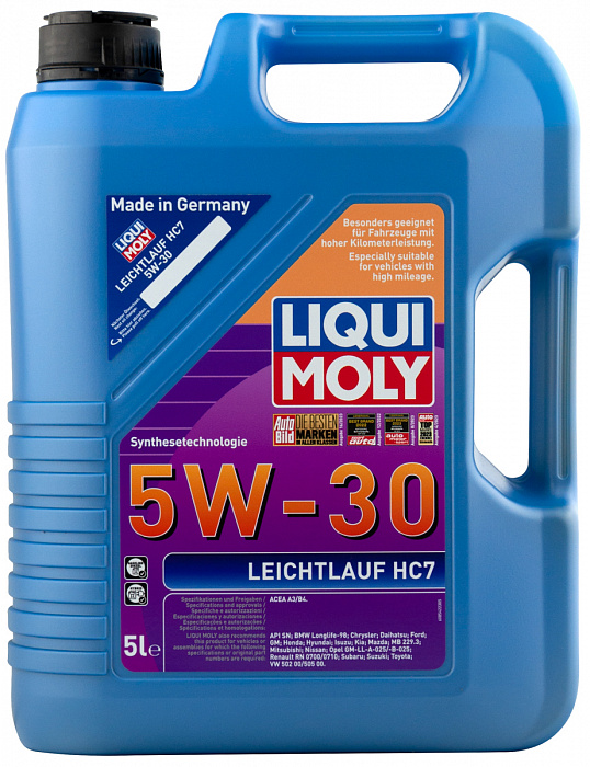 8542 LiquiMoly НС-синт. мот.масло Leichtlauf HC 7 5W-30 (5л)