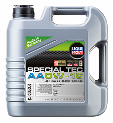 21327 LiquiMoly НС-синтетическое моторное масло Special Tec AA 0W-16 4л