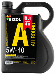 75221 BIZOL НС-синтетическое моторное масло Allround 5W-40 (5л)