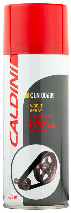 CLN00605 CALDINI Спрей для ухода за приводными ремнями V-belt Spray (0,4л)