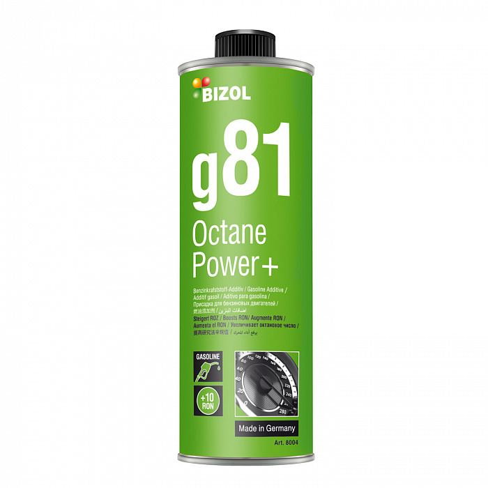 8004 BIZOL Присадка для повышения октанового числа Octane Power+ g81 (0,25л)