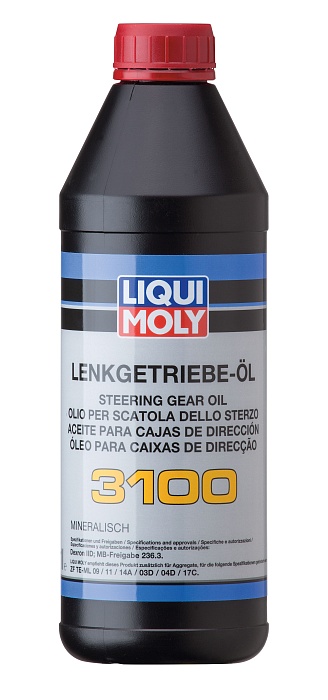 1145 LiquiMoly Минеральная гидравлическая жидкость Lenkgetriebe-OiI 3100 1л