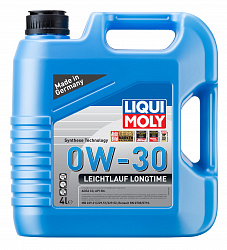 39039 LiquiMoly Синтетическое моторное масло Leichtlauf Longtime 0W-30 4л