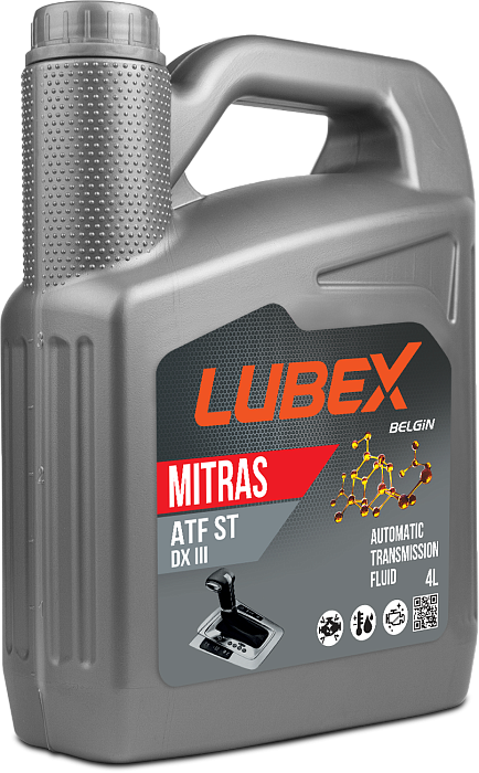 L020-0876-0404 LUBEX Синтетическое трансмиссионное масло для АКПП MITRAS ATF ST DX III (4л)